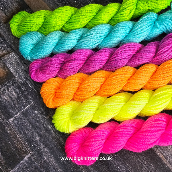 Neon Rainbow 6 Skein Set